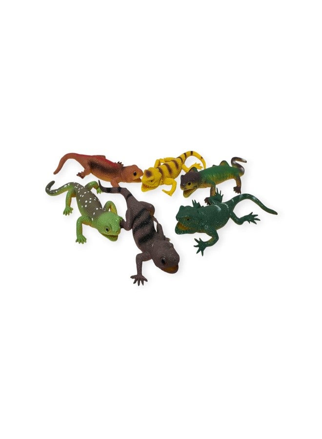DIMAZO Small Kids Sea & Wild Animal Toys Sets for Fun, Educational, Spark Imagination and Learning (Multi Choice Sets) (Big Lizards) 6pcs - Image 3